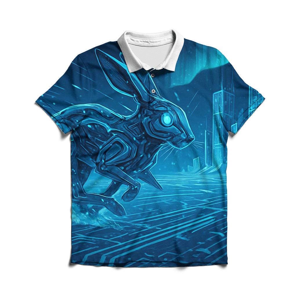 Frostbyte Hare Runner embroidered polo tops