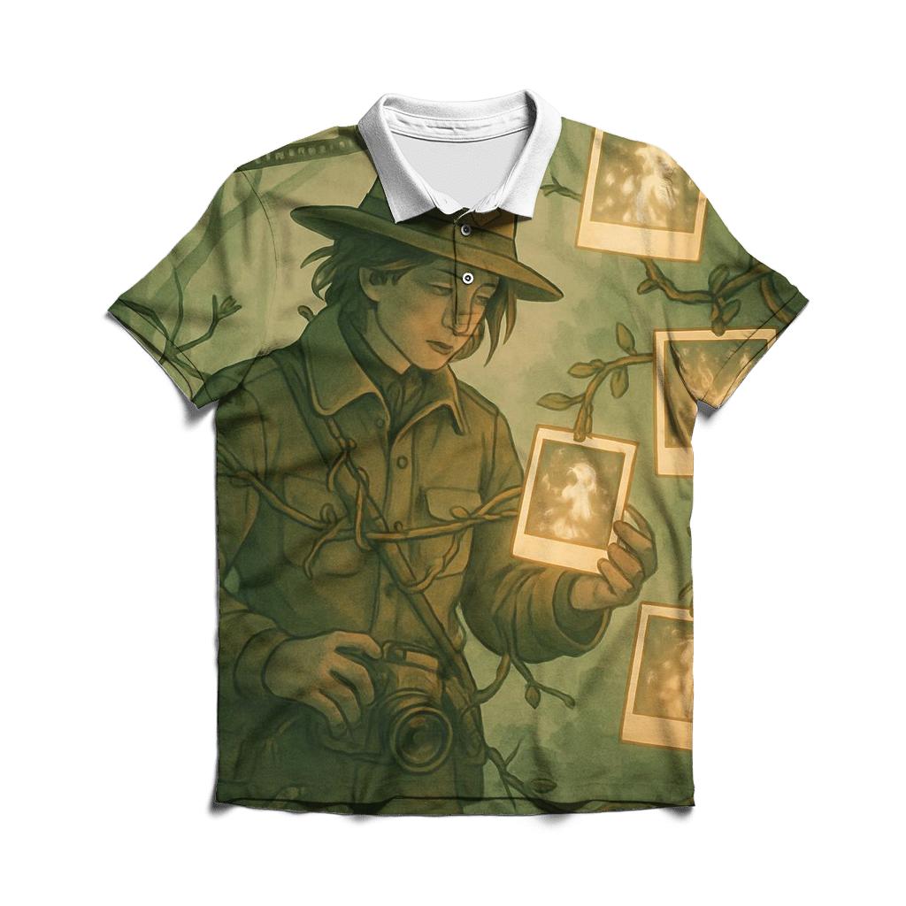Polaroid Forest Ranger custom polo shirts