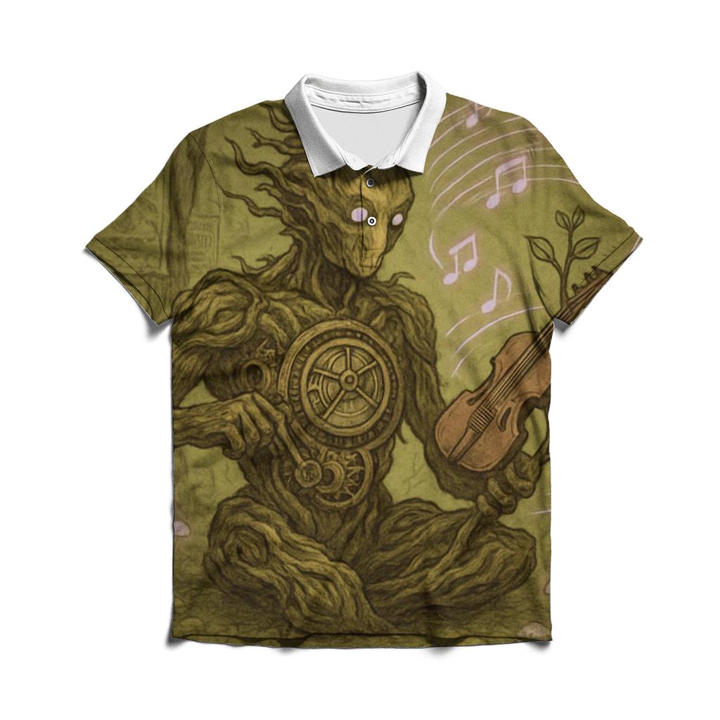 Ironroot Musicbox Golem casual sports polo shirts