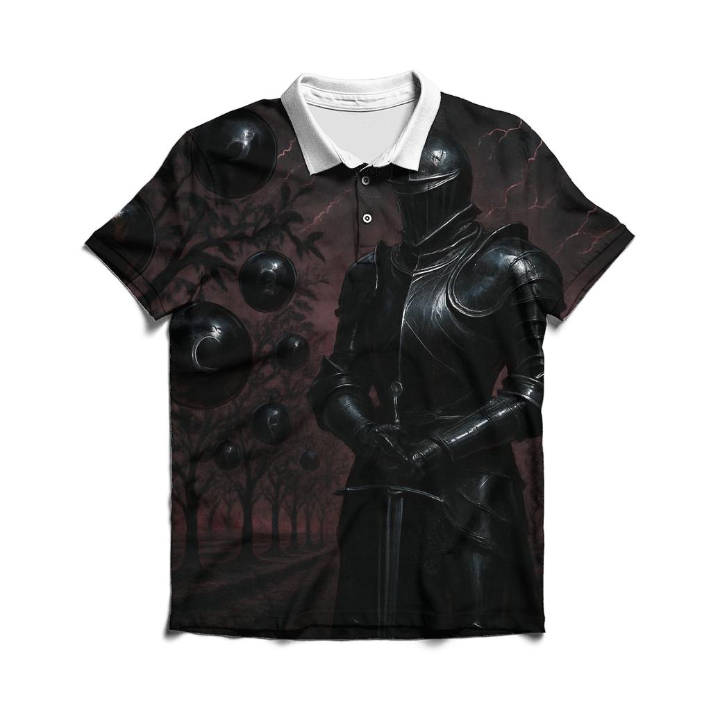 Obsidian Orchard Knight stylish collar polo tees