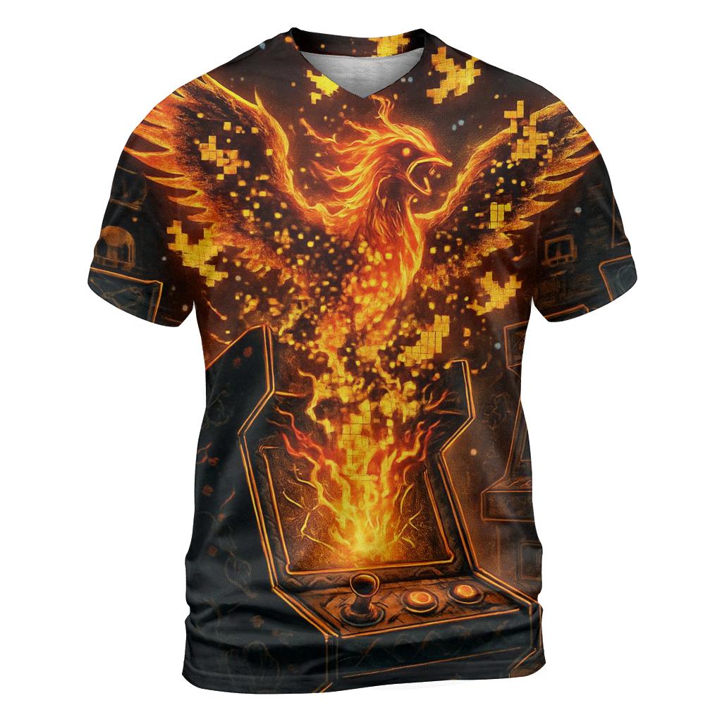 Phoenix Arcade Riot custom all-over print shirts