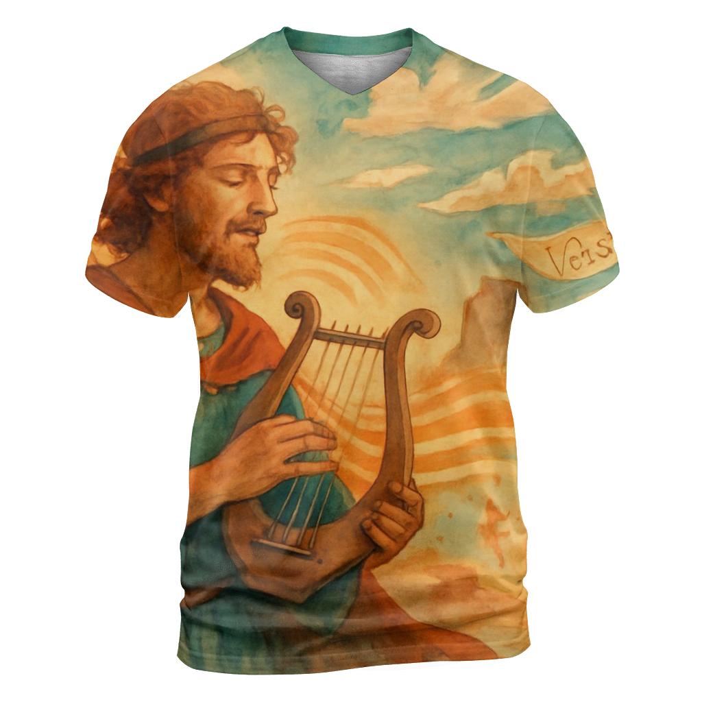 Echo Canyon Bard creative print fashion shirts