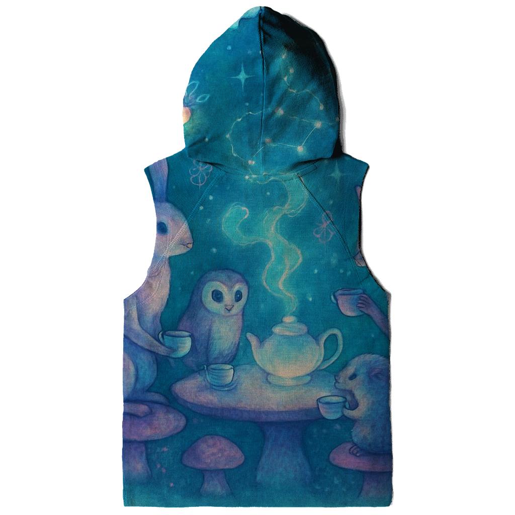 Bioluminescent Tea Party heavyweight hoodies