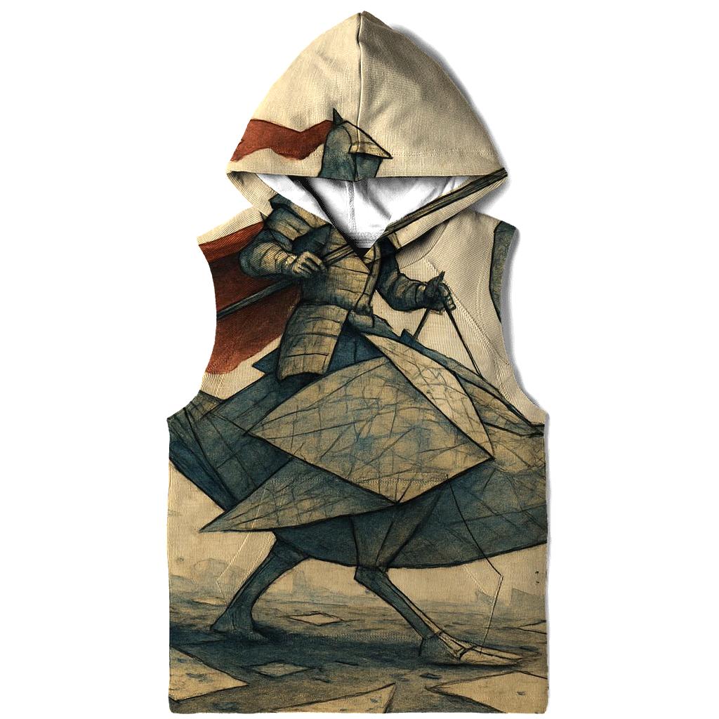 Paper Crane Knight graphic hoodies