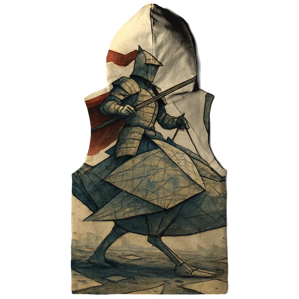 Paper Crane Knight graphic hoodies