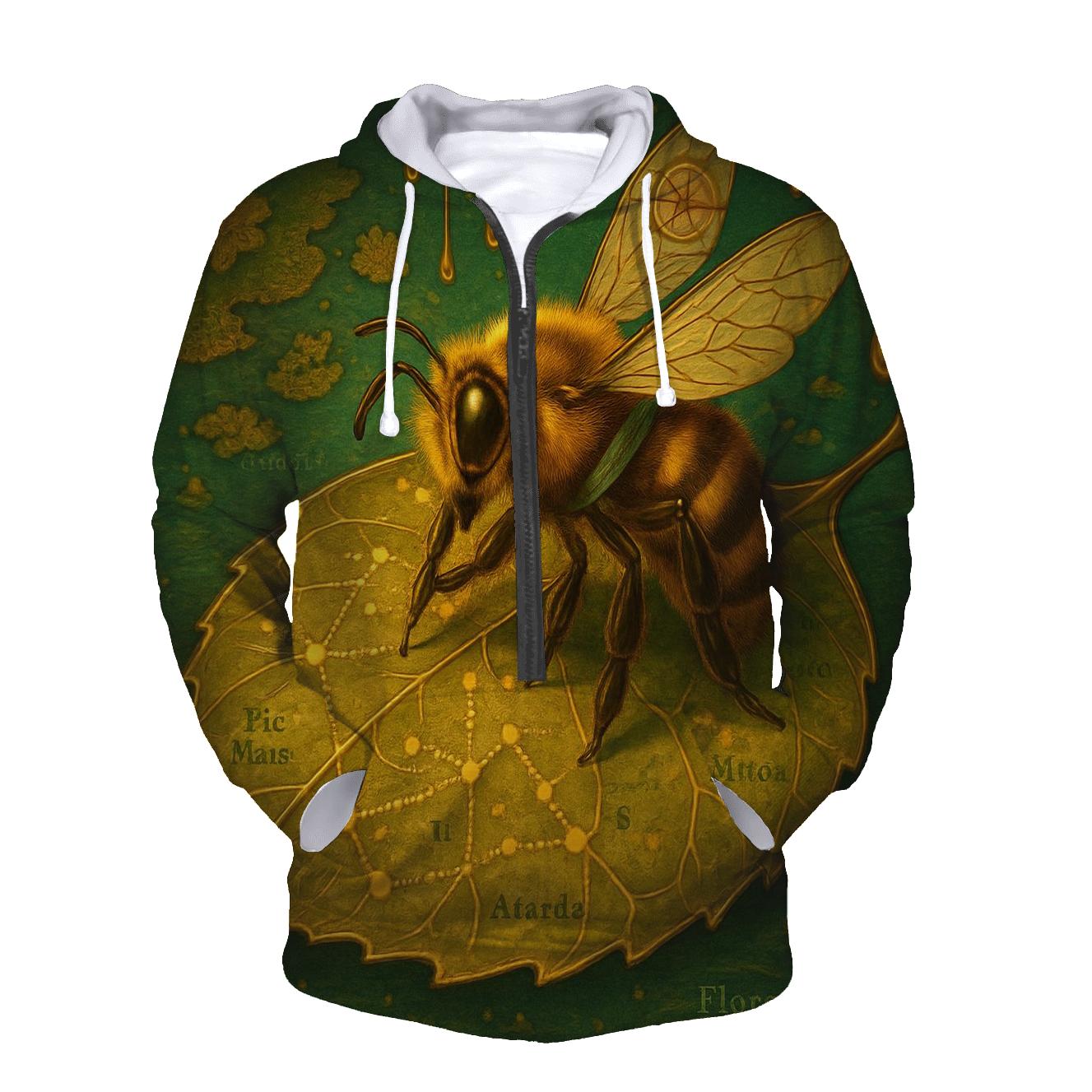 Gilded Bee Cartographer premium hoodies