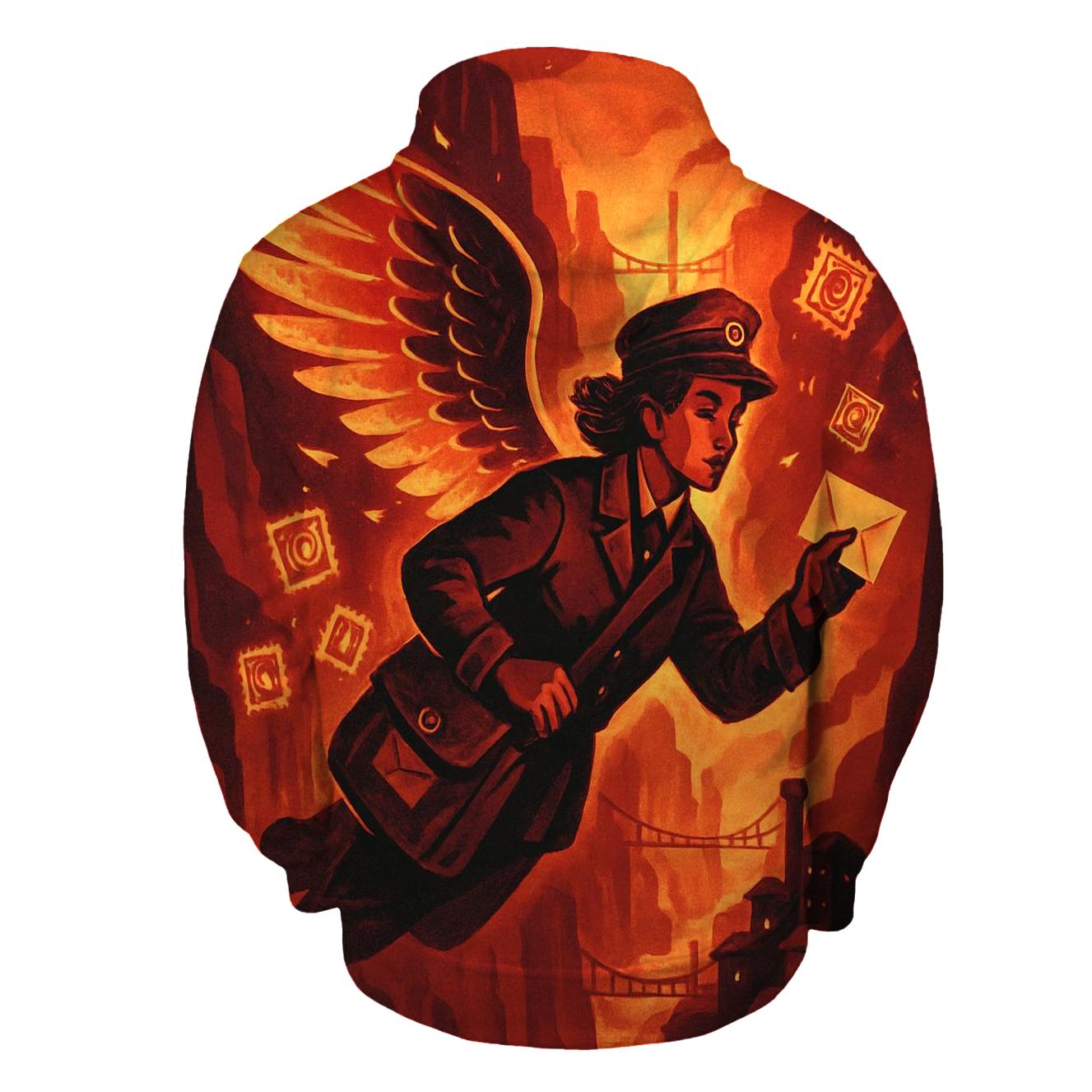 Emberwing Postmistress graphic hoodies