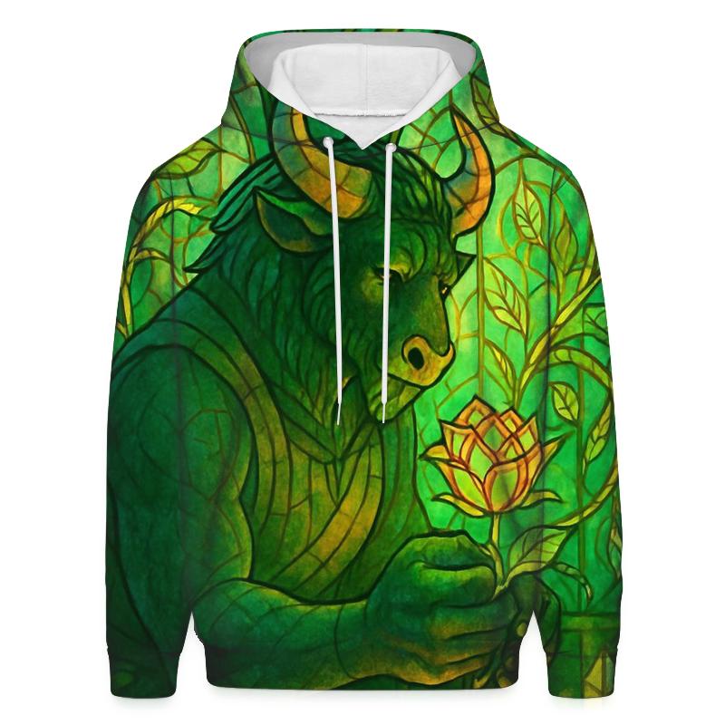 Glass Garden Minotaur pullover hoodies