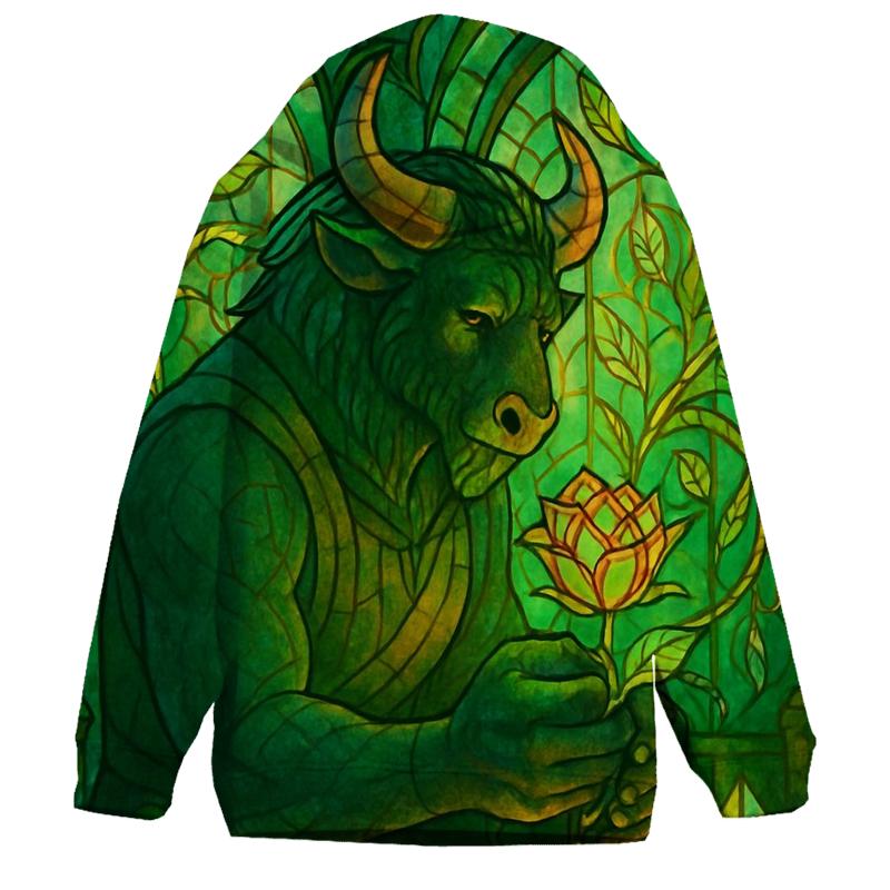 Glass Garden Minotaur pullover hoodies