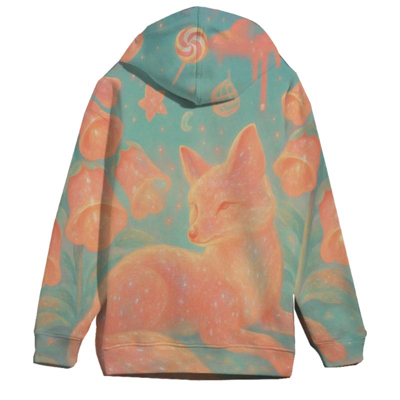 Candy Nebula Foxglove designer hoodies