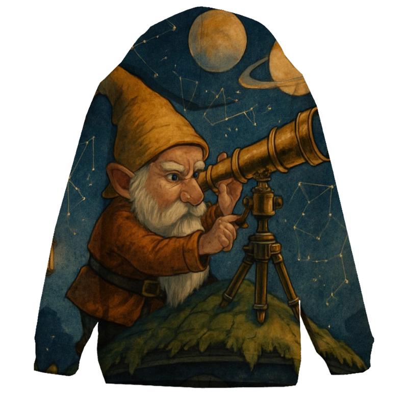 Gnome Astronomer Observatory pullover hoodies