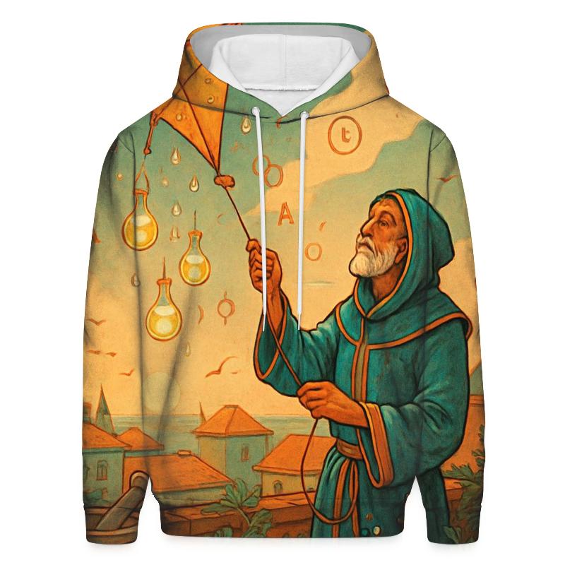 Saffron Kite Alchemist printed hoodies