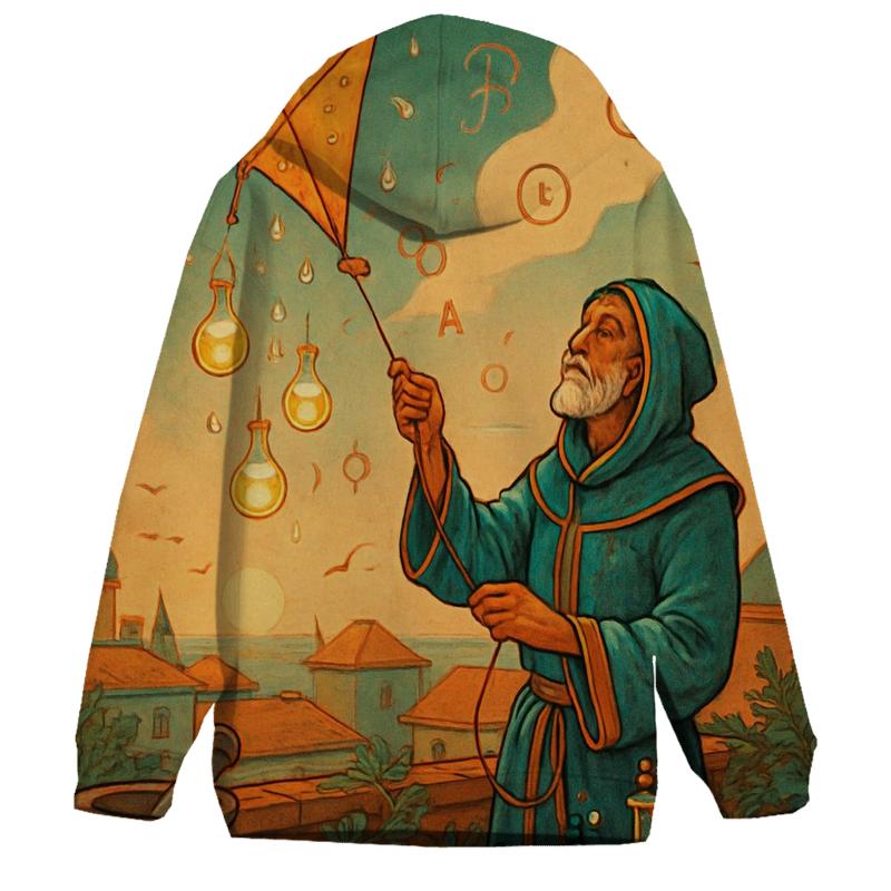 Saffron Kite Alchemist printed hoodies