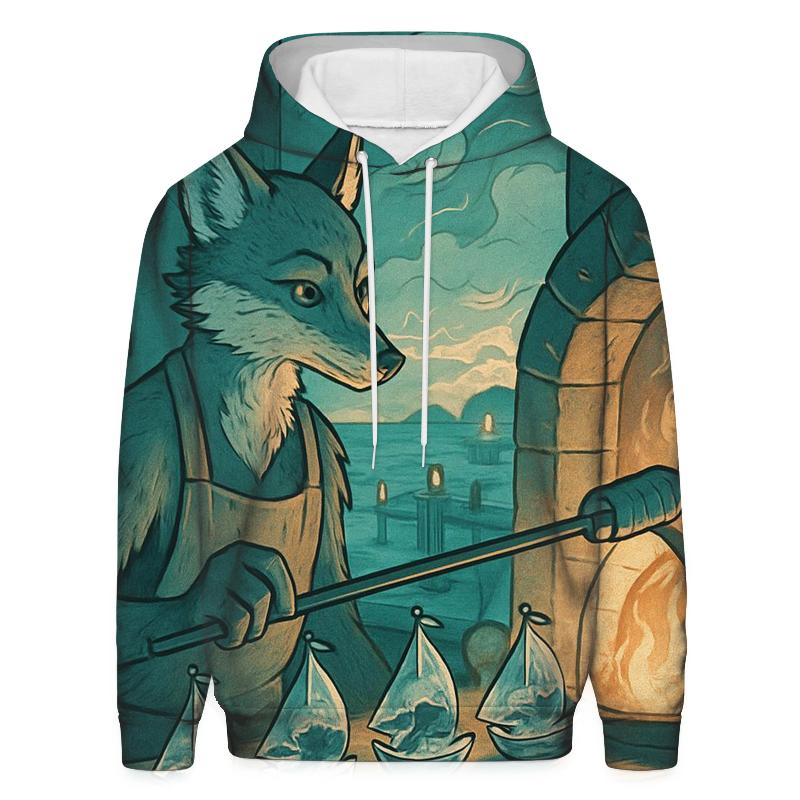 Glass Harbor Foxsmith graphic hoodies