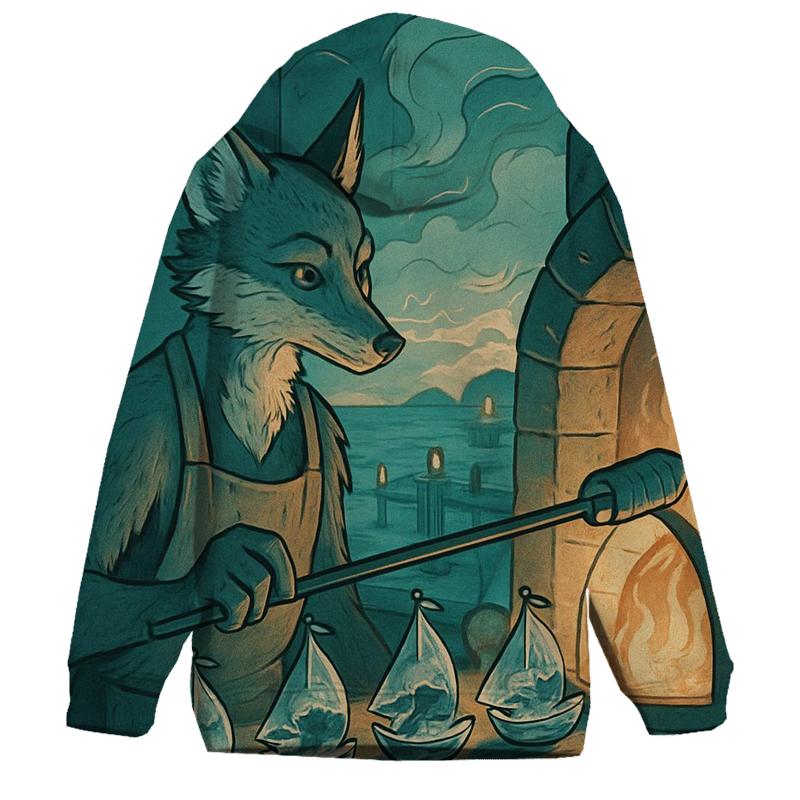 Glass Harbor Foxsmith graphic hoodies
