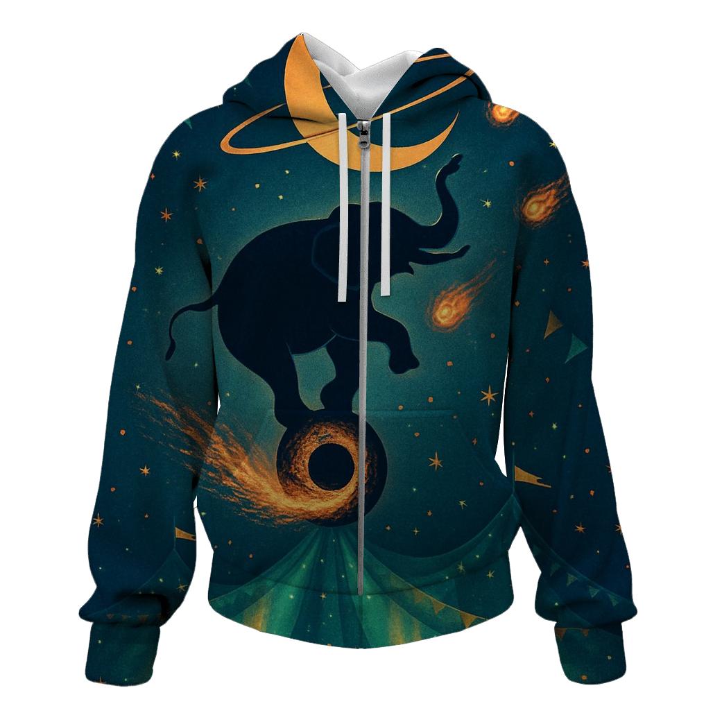 Meteor Circus Elephant premium hoodies
