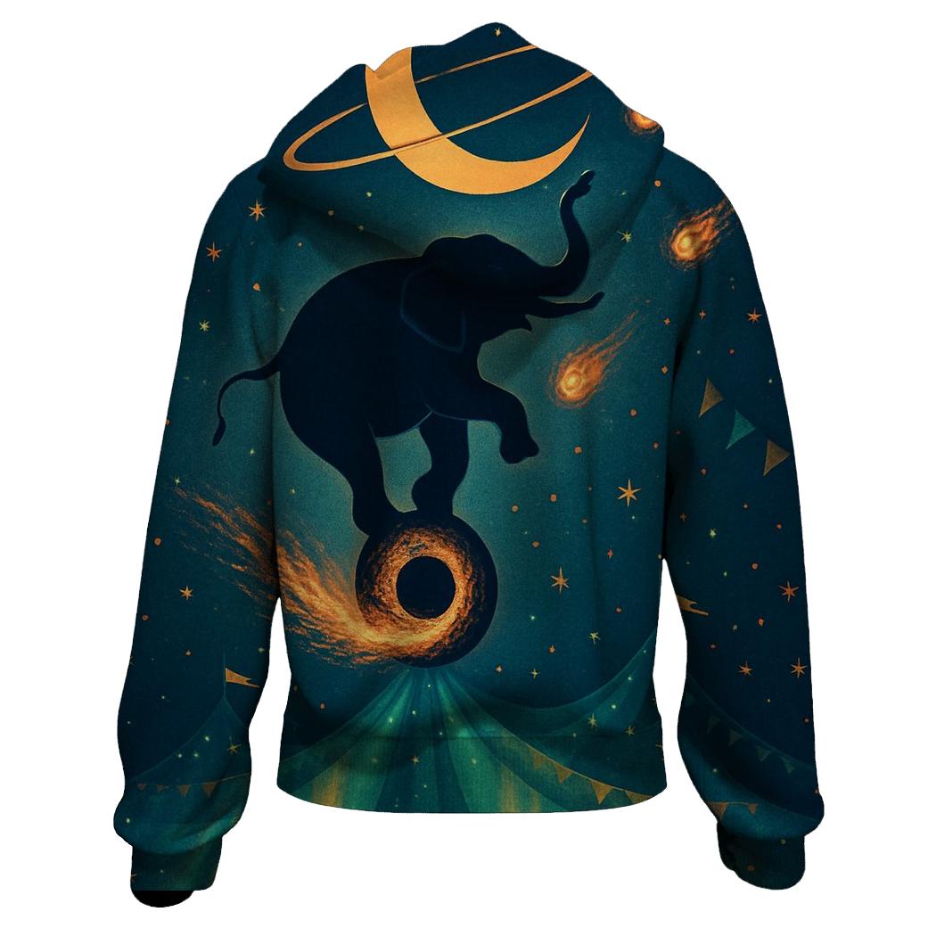 Meteor Circus Elephant premium hoodies