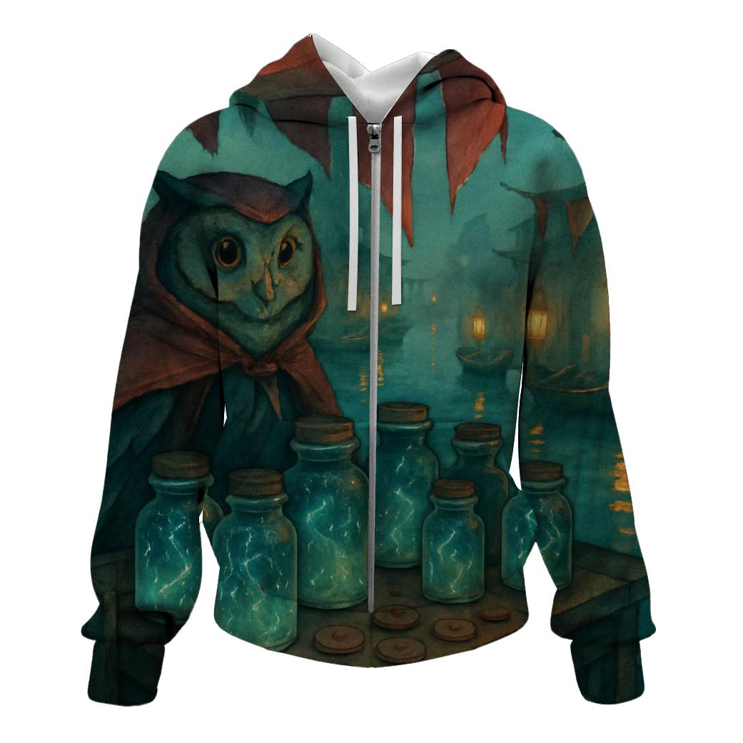 Floating Market Owl hoodie designs