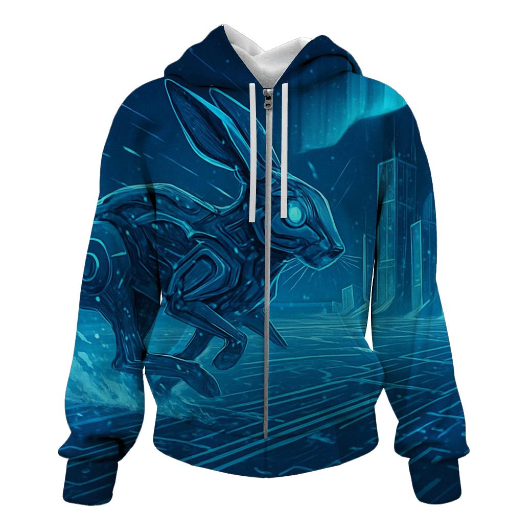 Frostbyte Hare Runner hoodie designs