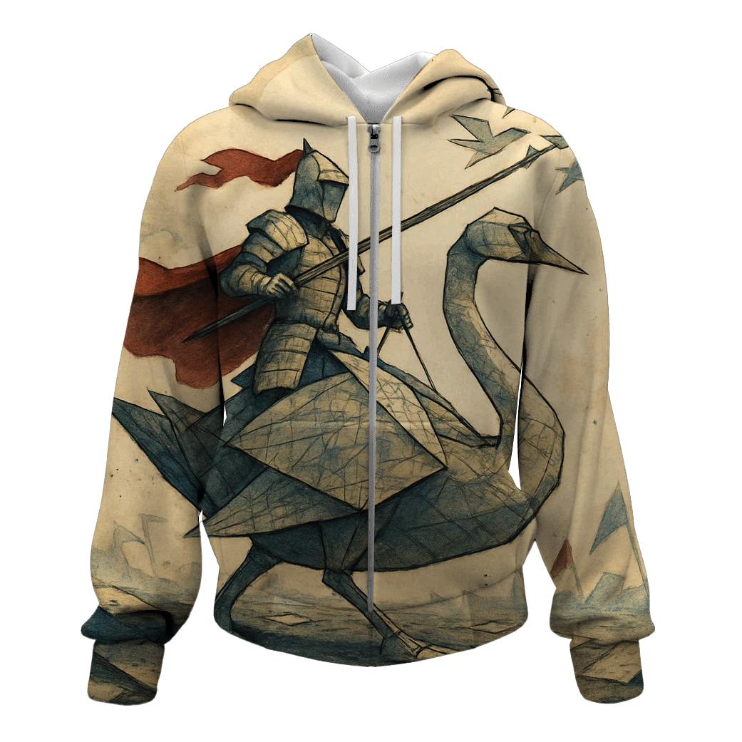 Paper Crane Knight heavyweight hoodies