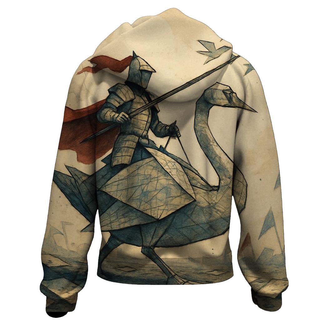 Paper Crane Knight heavyweight hoodies
