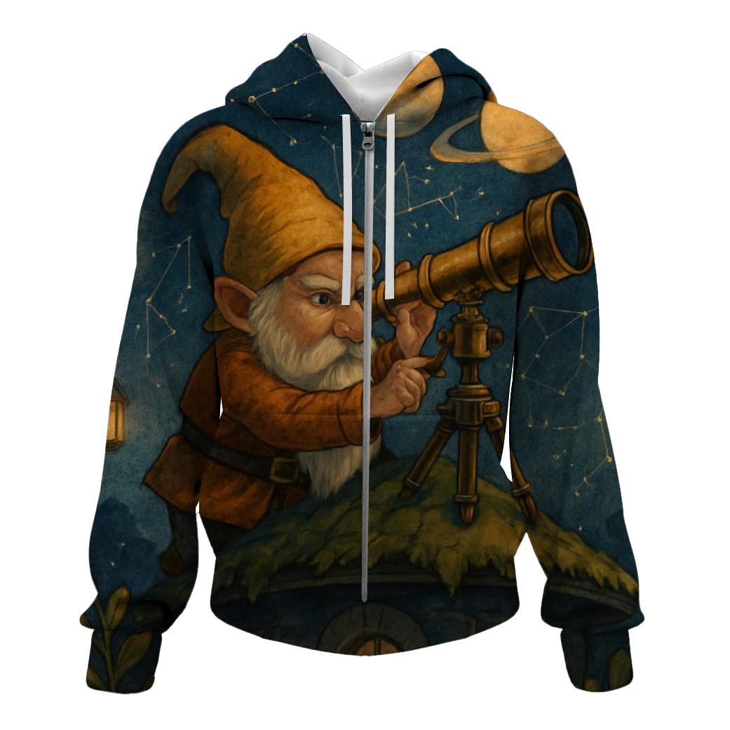 Gnome Astronomer Observatory hoodie styles