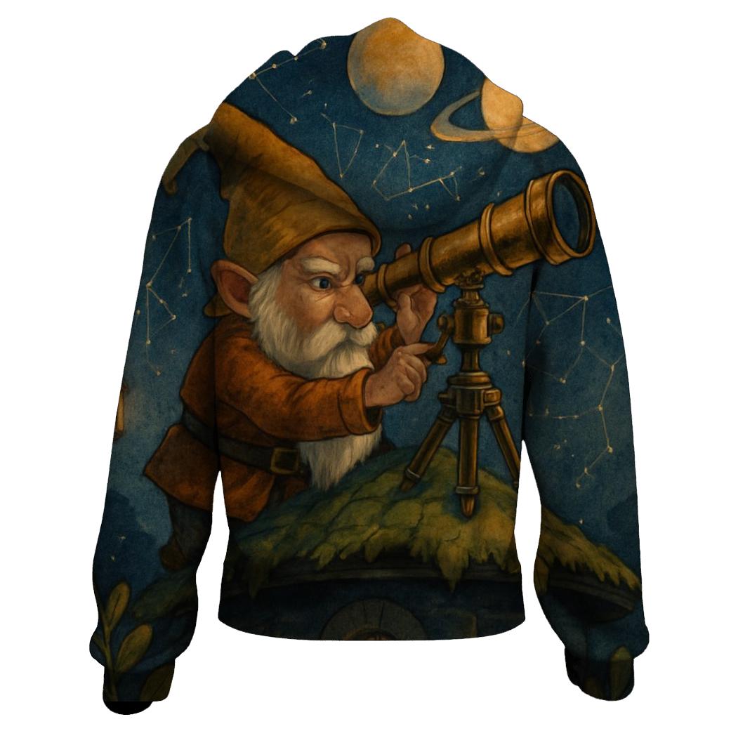 Gnome Astronomer Observatory hoodie styles