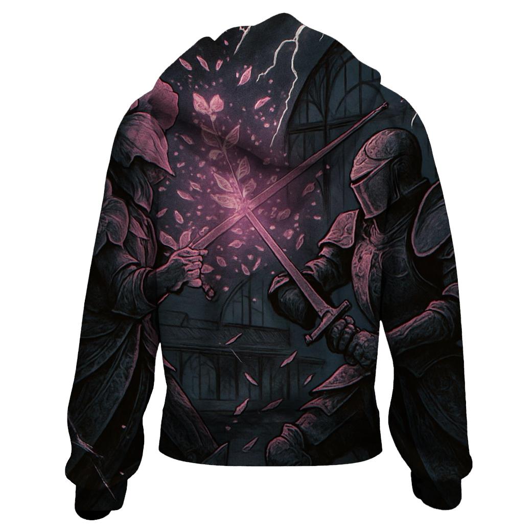 Chrome Orchid Duelist zip-up hoodies