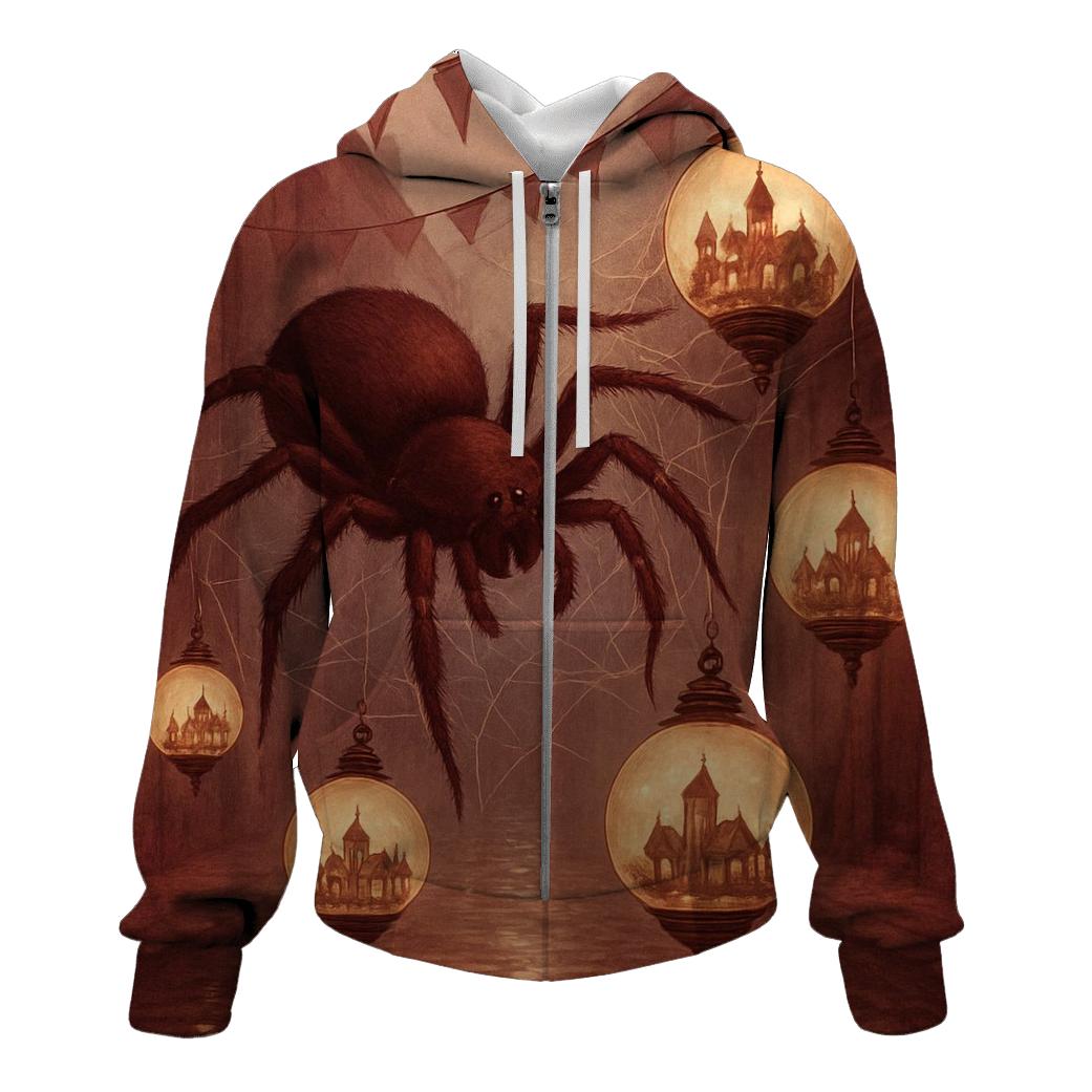 Velvet Lantern Spider heavyweight hoodies