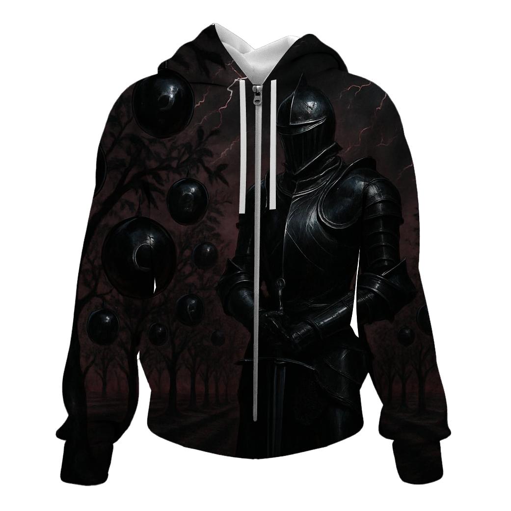 Obsidian Orchard Knight graphic hoodies