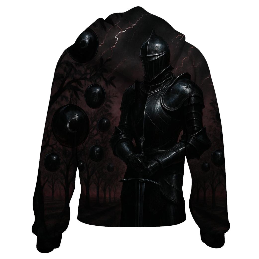 Obsidian Orchard Knight graphic hoodies