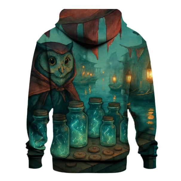 Floating Market Owl designer hoodies