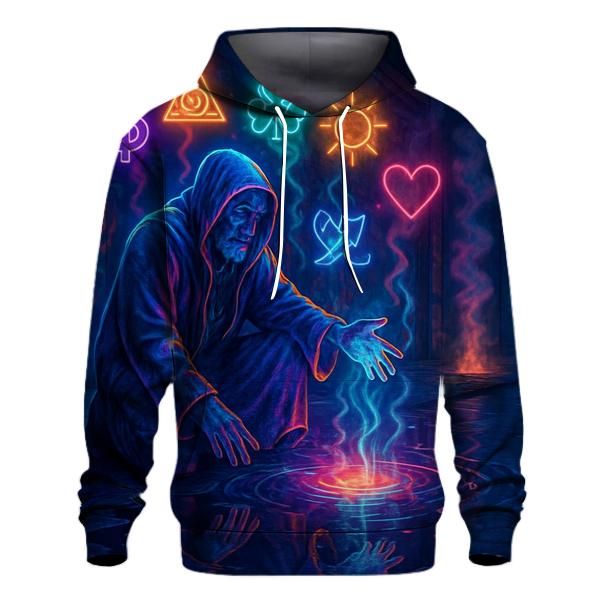 Holographic Street Oracle premium hoodies