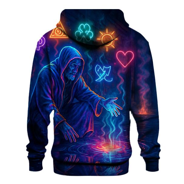 Holographic Street Oracle premium hoodies