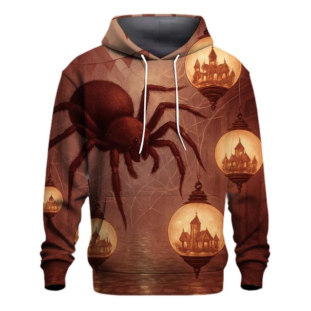 Velvet Lantern Spider pullover hoodies