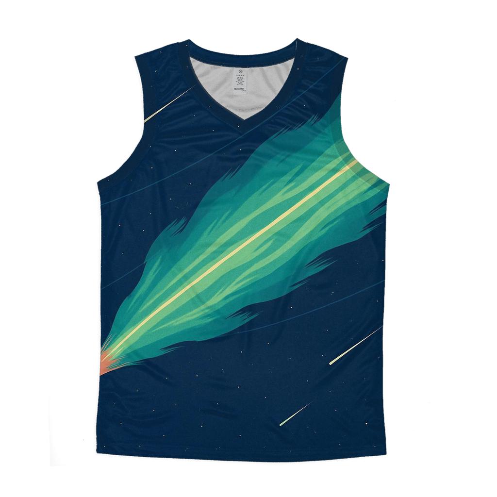 Auroral Jet Panel stylish racerback tanks