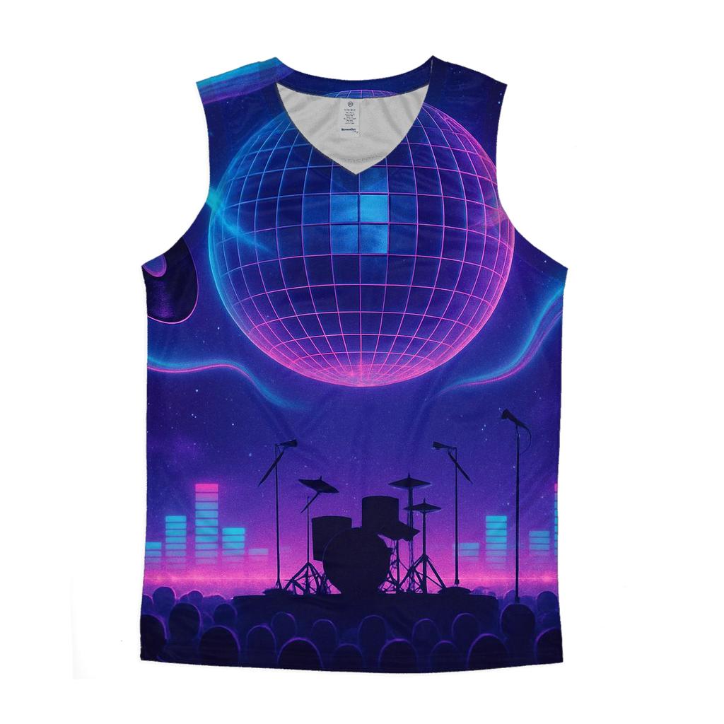 Nebula Nightstage graphic print tank tops