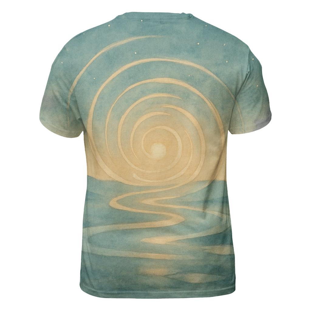 Luminous Pathways custom all-over print shirts