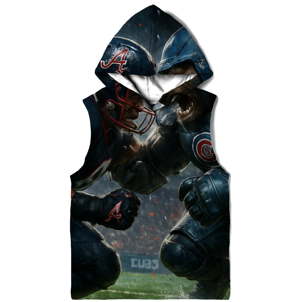 Braves Cubs Gridiron Duel designer hoodies