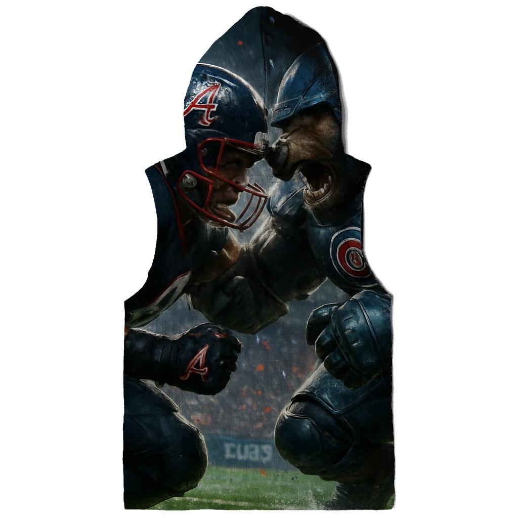 Braves Cubs Gridiron Duel designer hoodies
