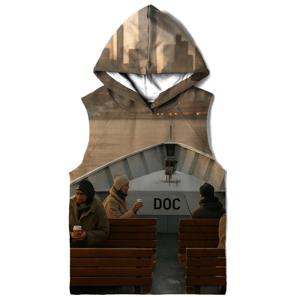 Dawn Ferry Over The East River custom hoodies