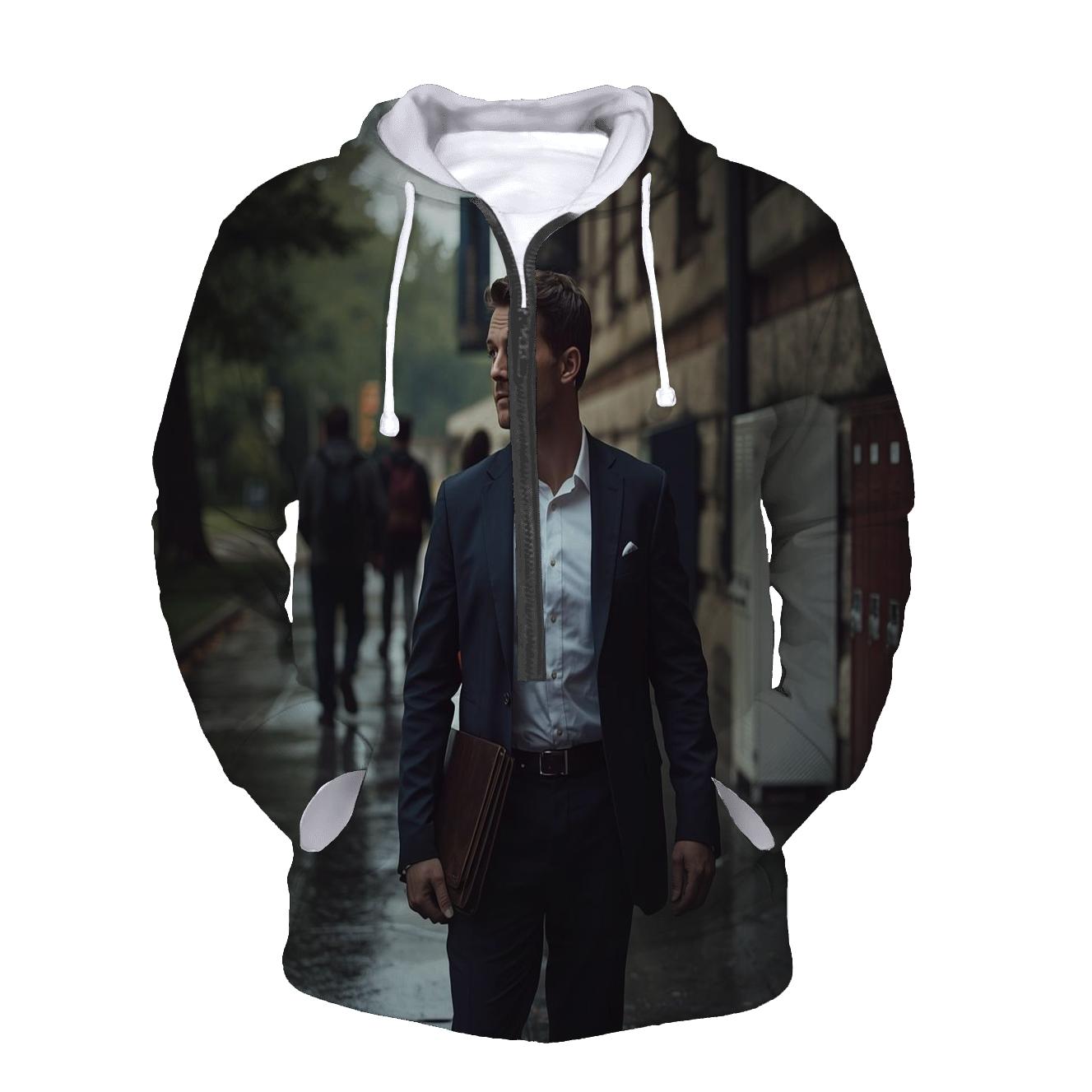 After Lecture Corridor Walk printed hoodies