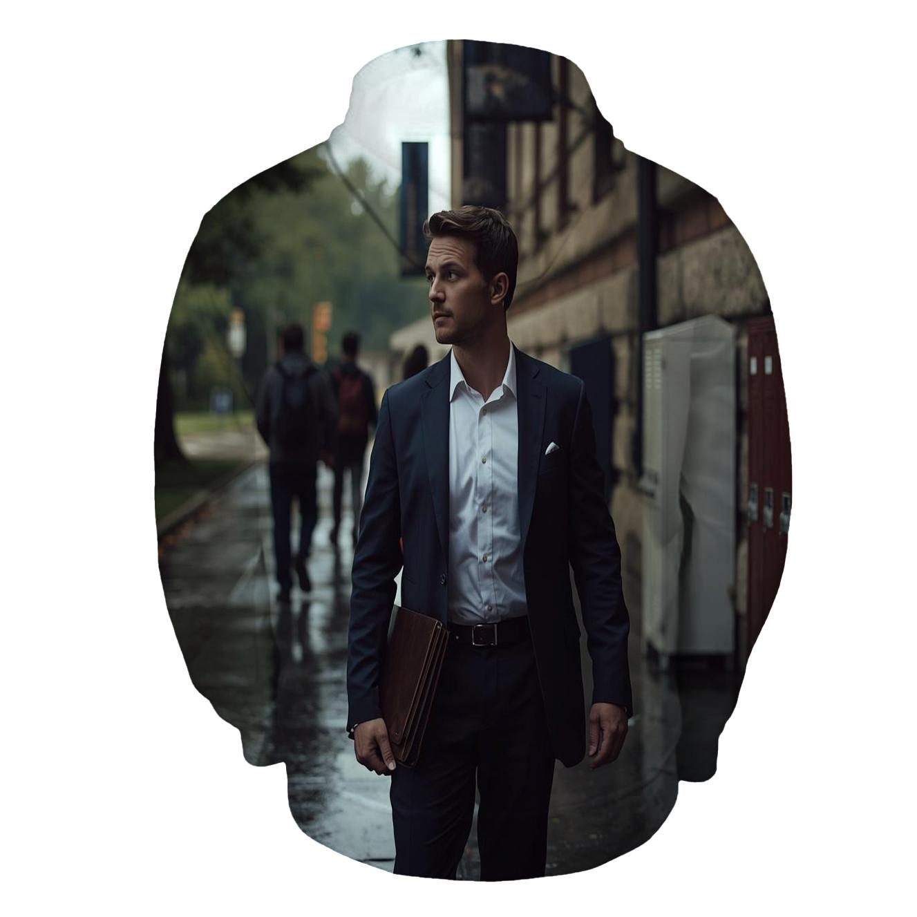 After Lecture Corridor Walk printed hoodies