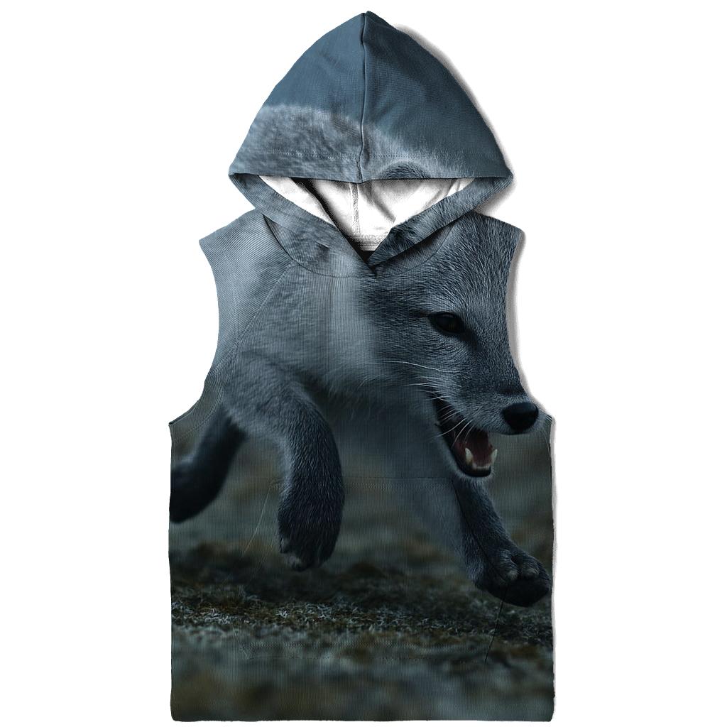 Tundra Lunge Arctic Fox premium hoodies