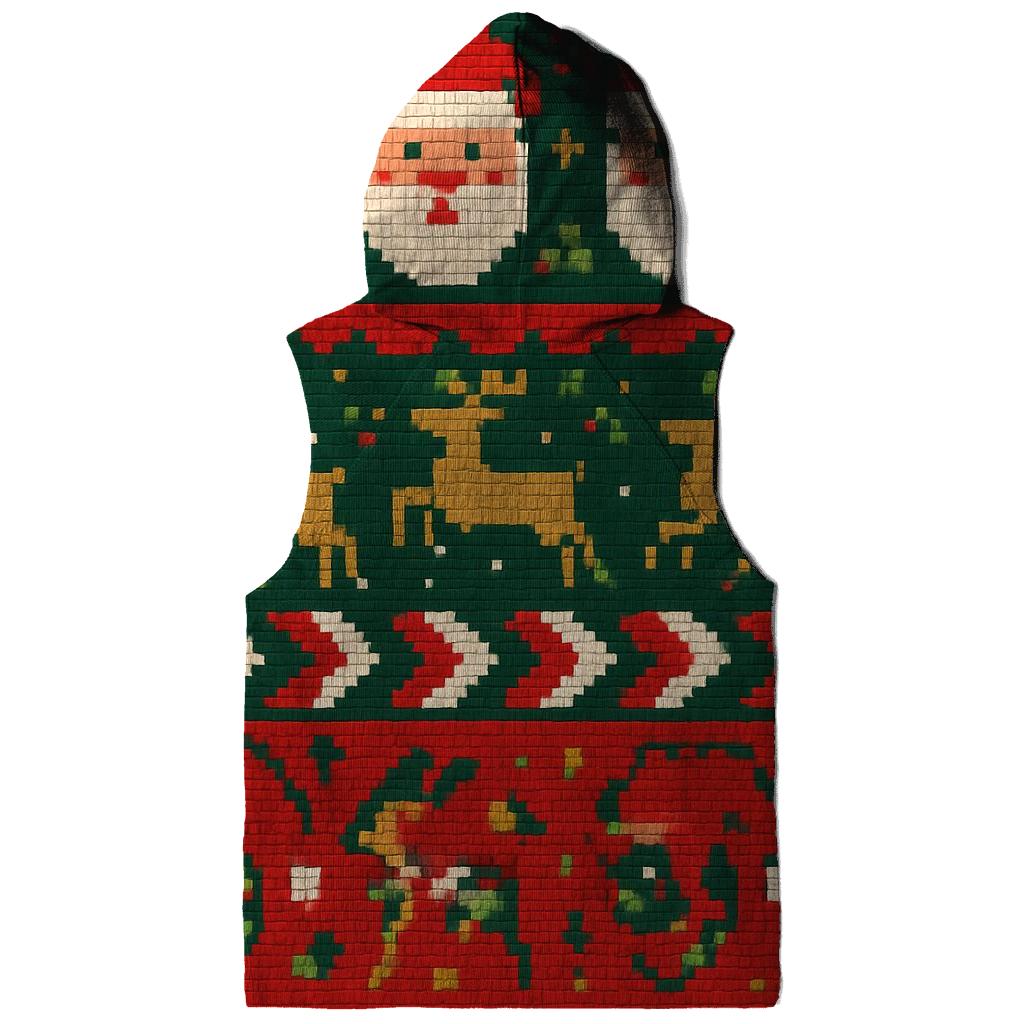 Tacky Tinsel Pixel Panorama Design hoodie styles