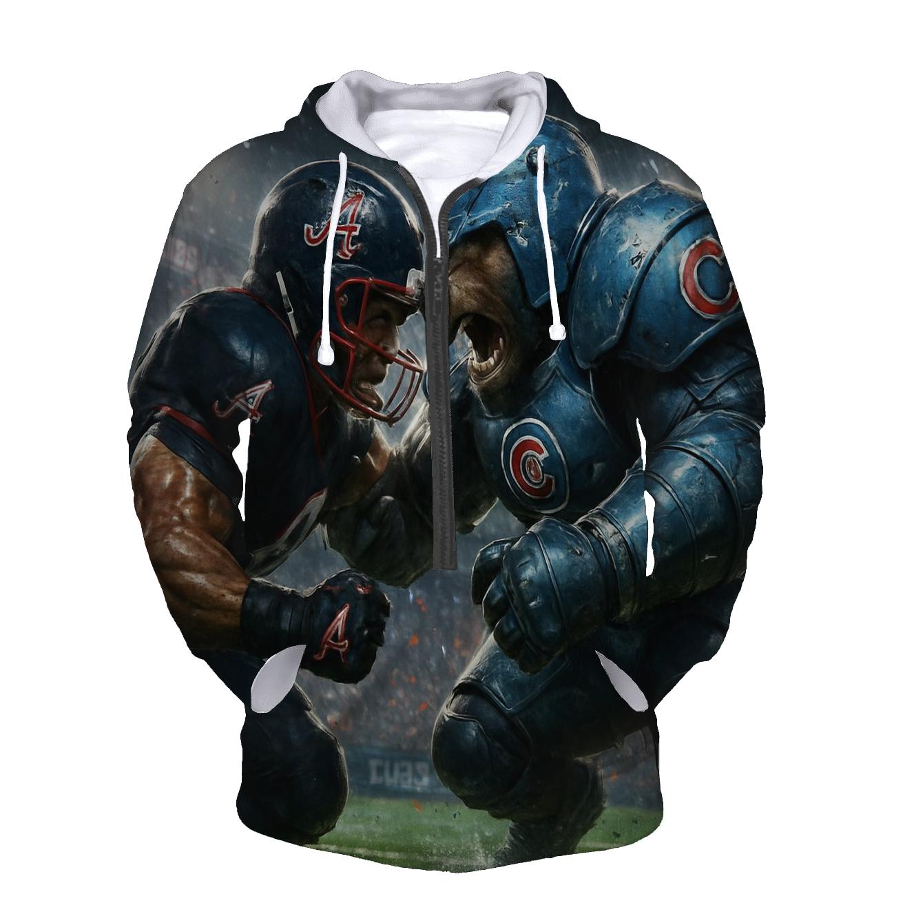 Braves Cubs Gridiron Duel hoodie designs