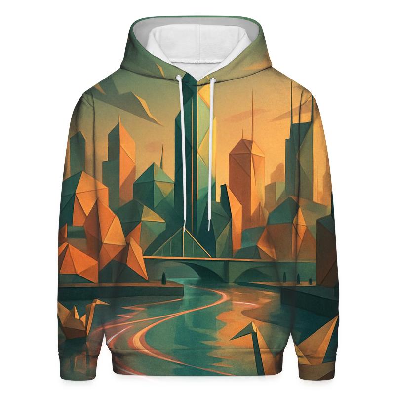 Chromatic Origami City hoodie trends
