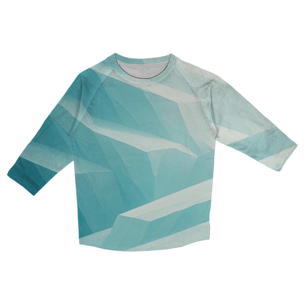 Glacier Drift trendy 3/4 sleeve tops