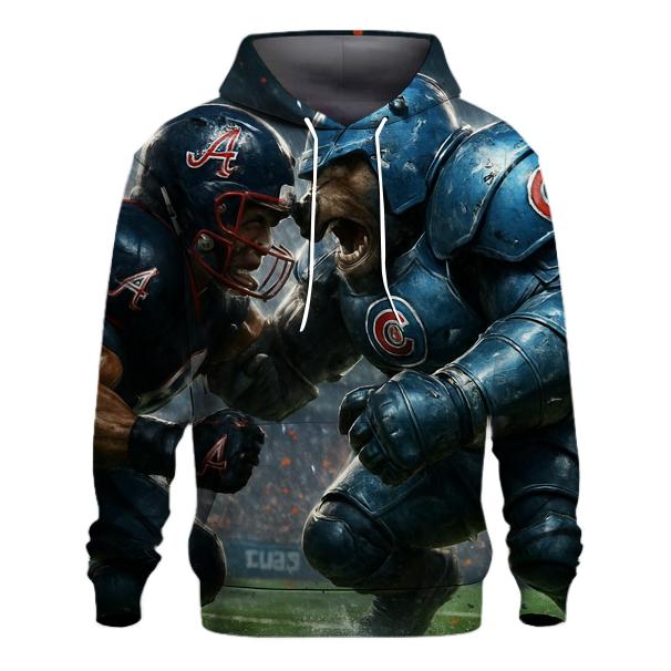 Braves Cubs Gridiron Duel designer hoodies