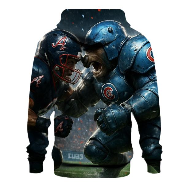 Braves Cubs Gridiron Duel designer hoodies
